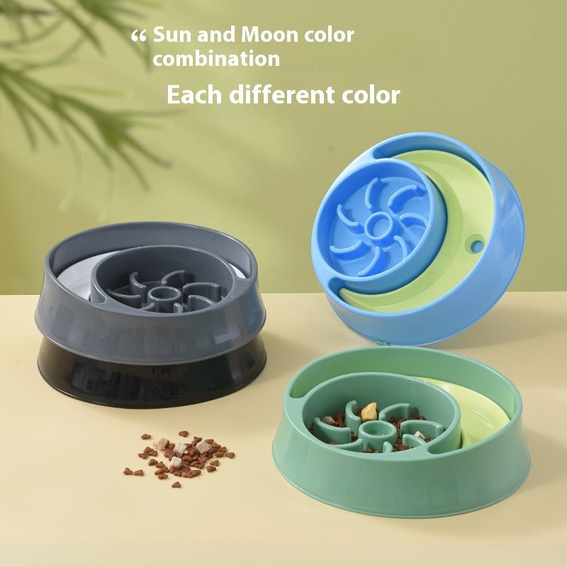 Two-in-One Food and Water Plastic Bowl, for cats.