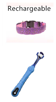 Rechargeable LED Safety Collar, for dogs.