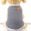 Soft Cotton Striped Vest for Small to Large Dogs and Cats