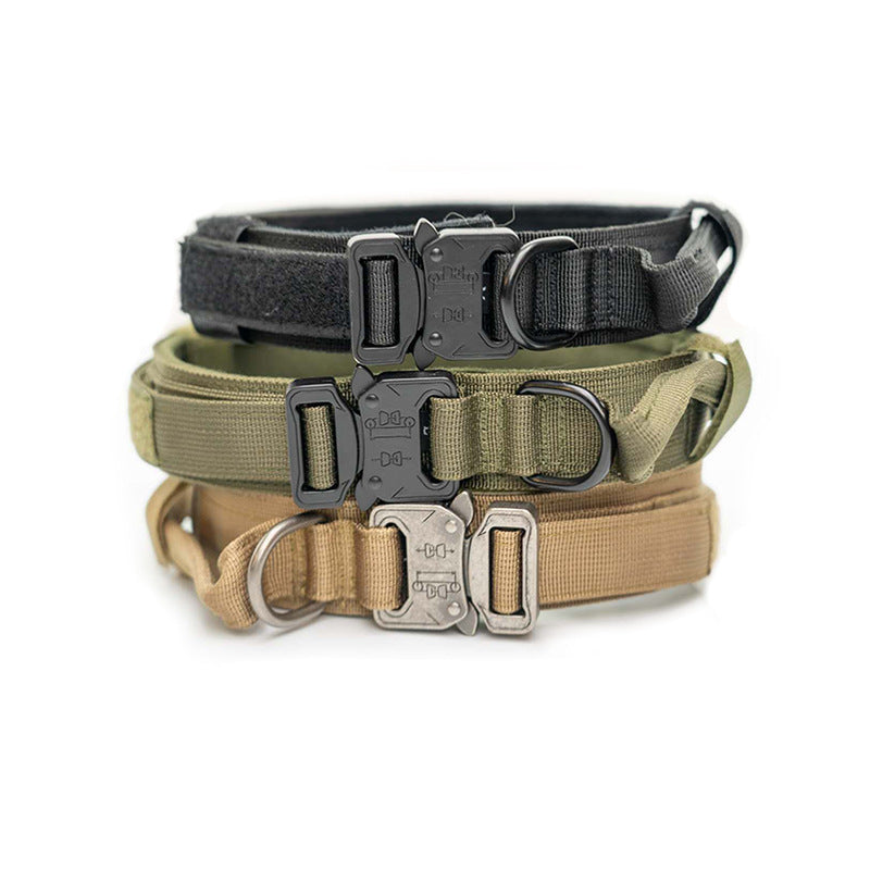 Tactical Nylon Dog Collar for Medium to Large Dogs, for dogs.