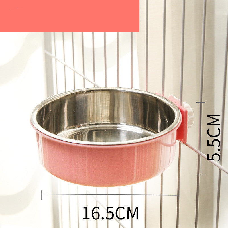 Hanging Cage Water Bowl, for cats.