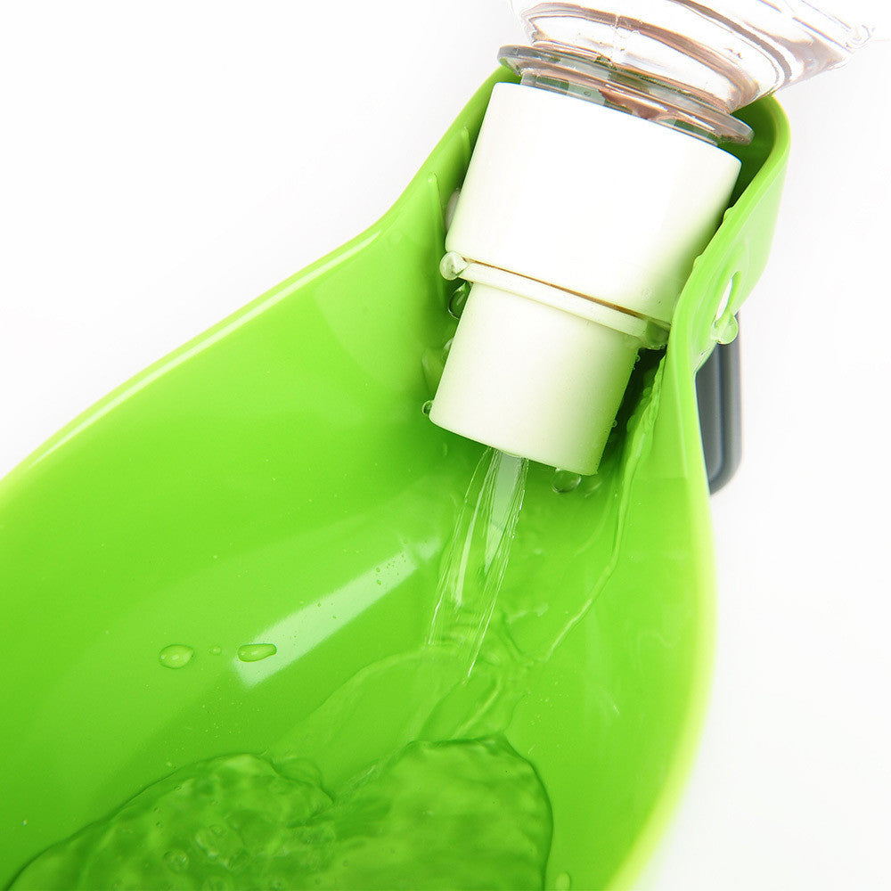 Portable Drinking Bottle with Removable Top for Dogs and Cats