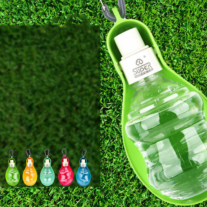 Portable Drinking Bottle with Removable Top for Dogs and Cats