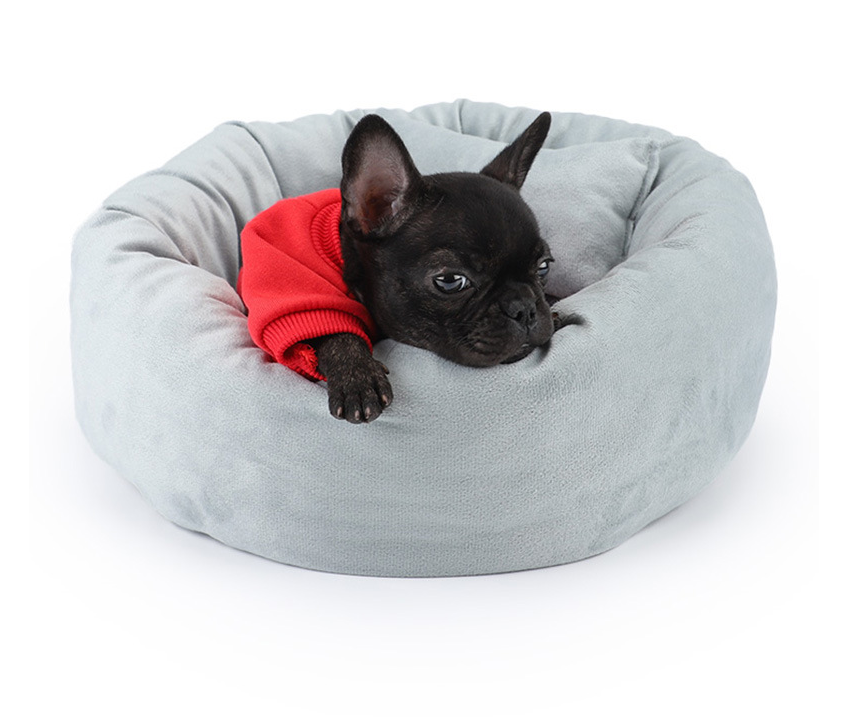 Zippered Egg Tart Pet Nest Bed, for dogs and cats.