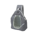 Foldable PU Leather Pet Backpack, for dogs and cats.