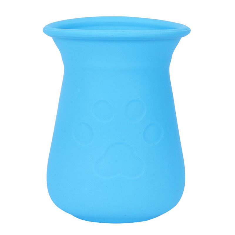 Portable Silicone Paw-Washing Cup, for dogs and cats.