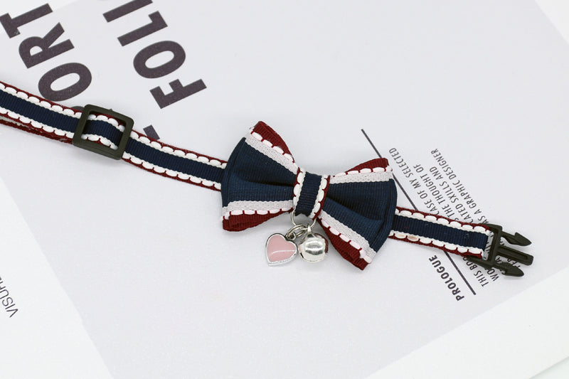 Floral Bow Bell Collar, for dogs and cats.