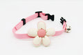 Floral Bow Bell Collar, for dogs and cats.