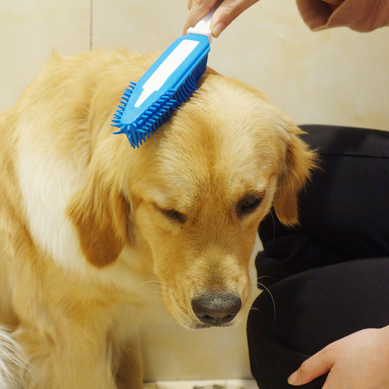 Silicone Massage Bath Brush, for dogs and cats.