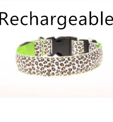 Rechargeable LED Safety Collar, for dogs.