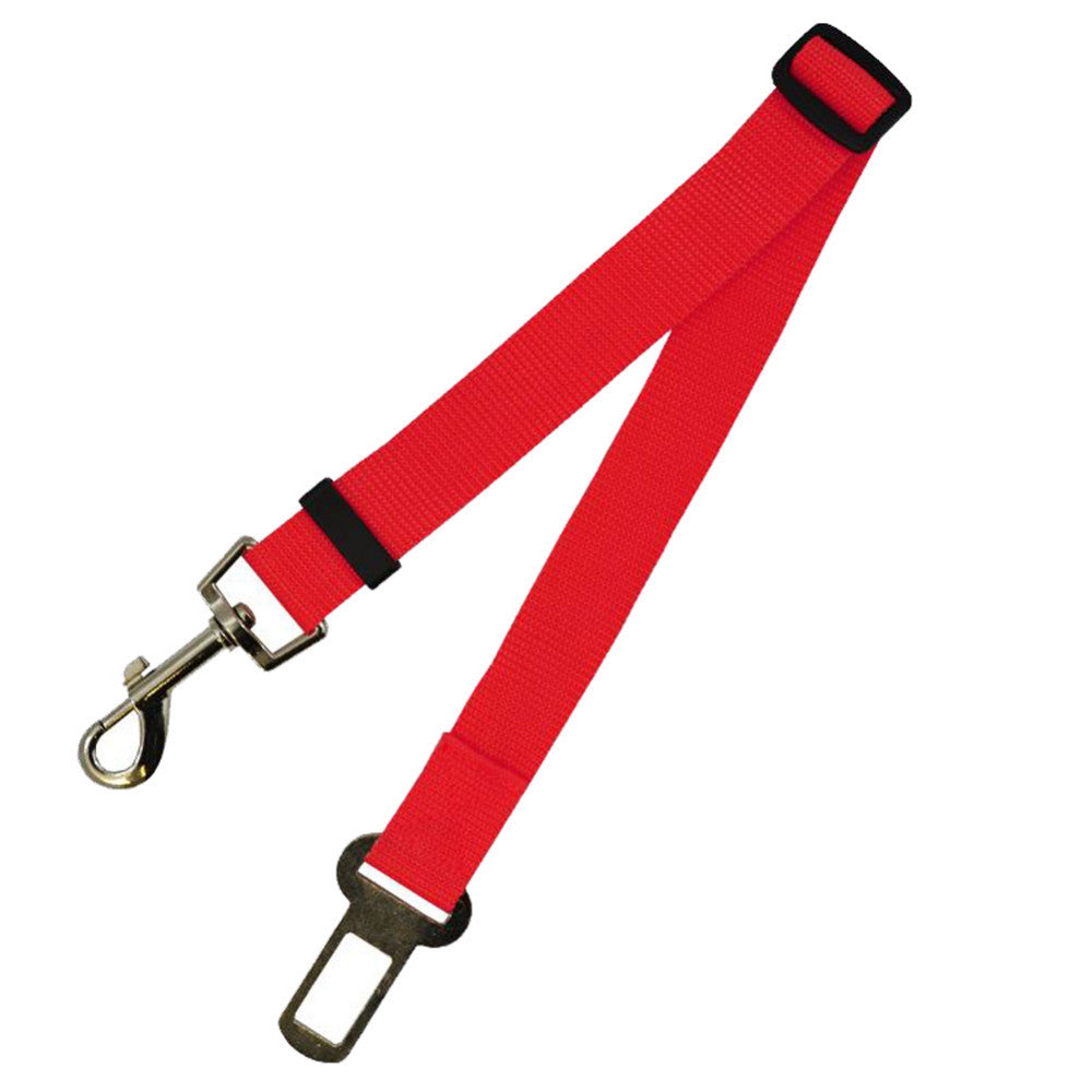 Adjustable Clip-On Car Safety Belt for Dog Travel