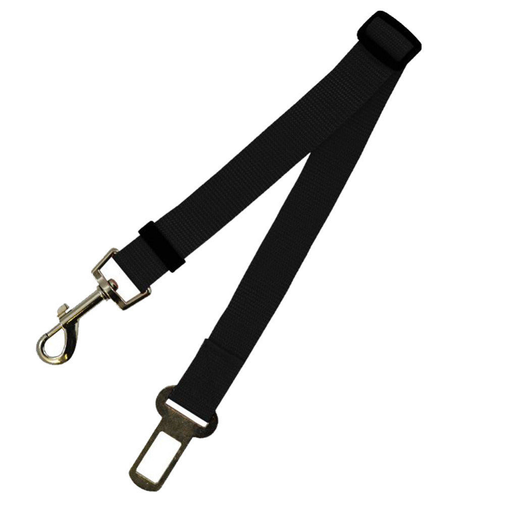 Adjustable Clip-On Car Safety Belt for Dog Travel
