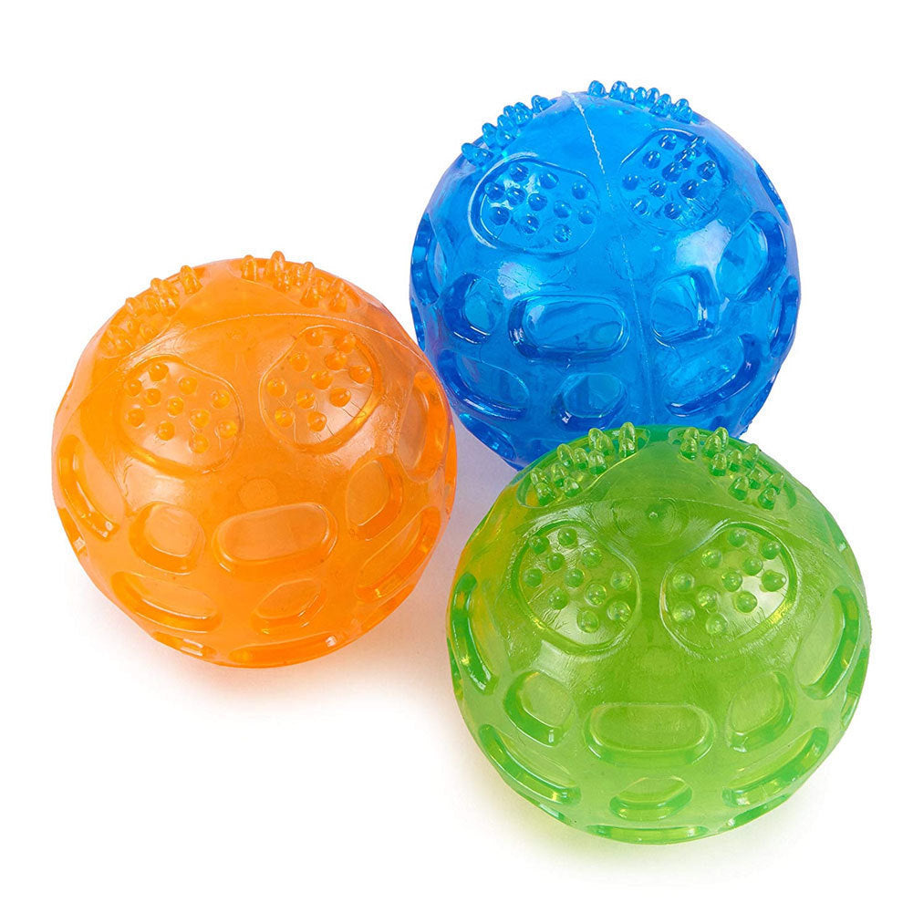 Rubber Thorn Ball Chew Toy, for dogs.