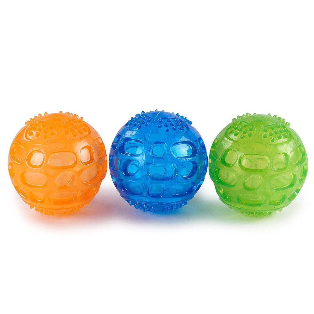 Rubber Thorn Ball Chew Toy, for dogs.