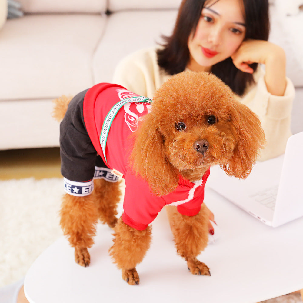 Padded Four-Leg Winter Coat, for dogs.