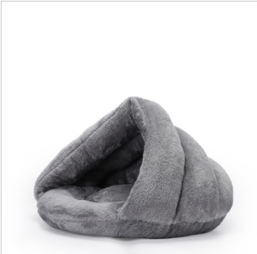 Triangle Pet Nest in Polar Fleece with PP Cotton, S or L, for dogs.