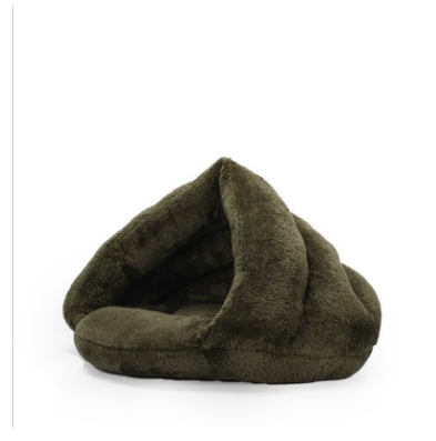 Triangle Pet Nest in Polar Fleece with PP Cotton, S or L, for dogs.