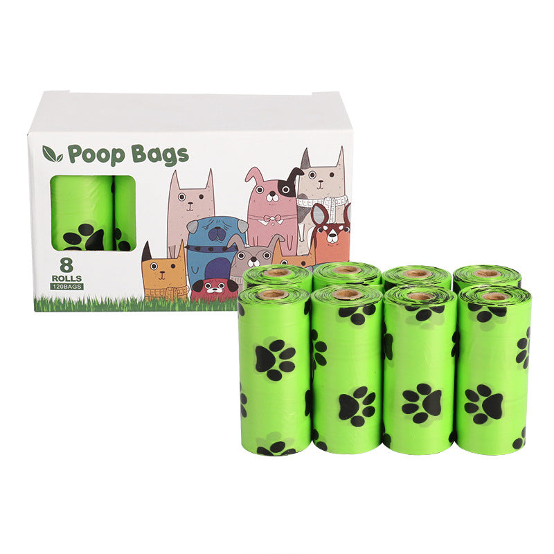 Degradable Dog Poop Bags on a Continuous Roll, another view.