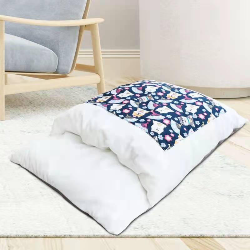 Cave-Style Cat Sleeping Bag Bed with Built-In Pillow, for cats.
