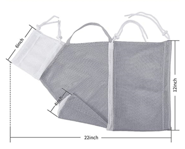 Mesh Cat Bathing Bag for At-Home Grooming Tasks, for cats.