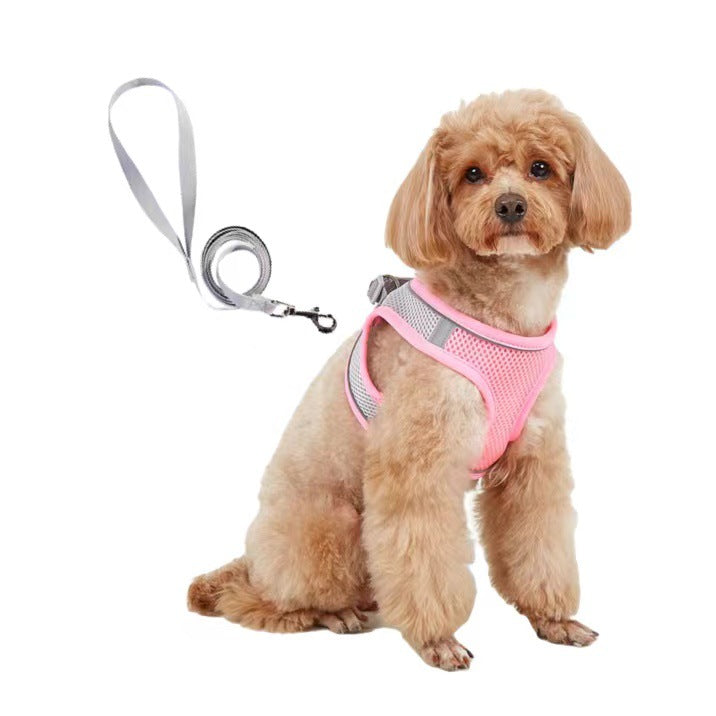 Breathable Vest-Style Leash, for dogs.