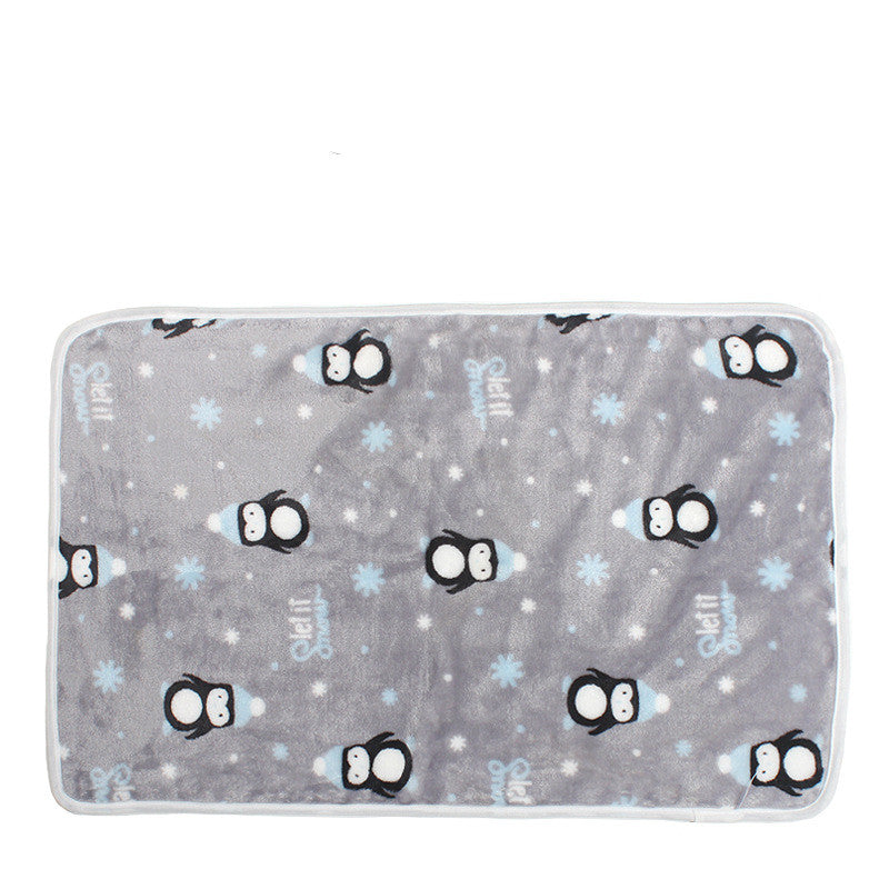 Coral Fleece Kennel Pad Blanket, for dogs and cats.
