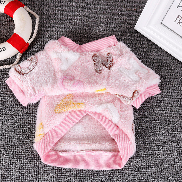 Soft Flannel Pajama Outfit, for dogs.