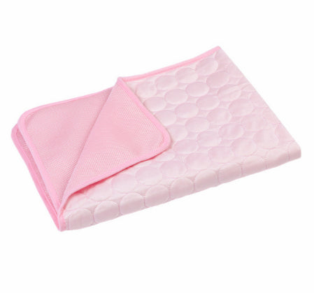 Foldable Summer Cooling Ice Silk Mat for Pets