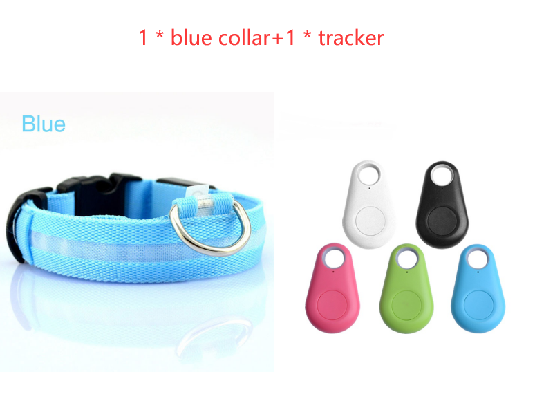 LED Safety Dog Collar with Replaceable Batteries, for dogs.