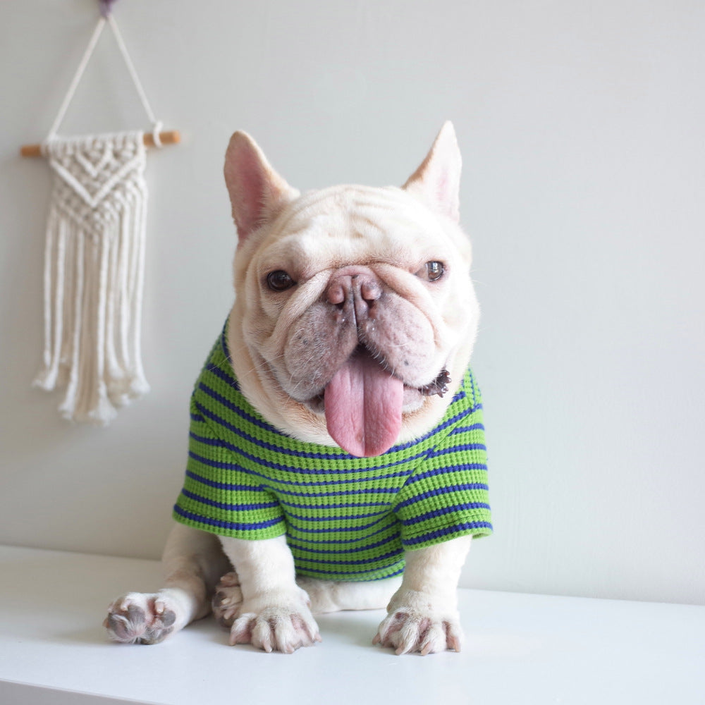 Waffle-Knit Stretch Undercoat Layer, for dogs.