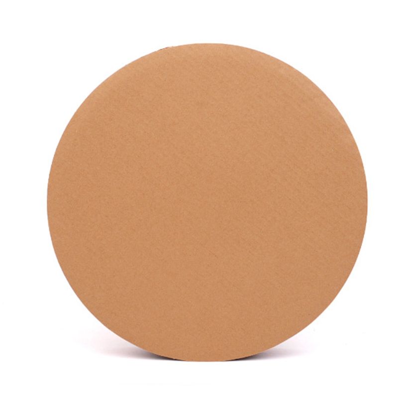 Round Corrugated Paper Cat Scratcher, 33 cm Wide, for cats.