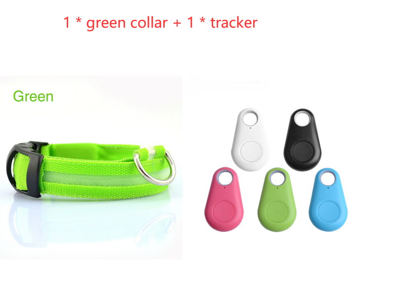 LED Safety Dog Collar with Replaceable Batteries, for dogs.