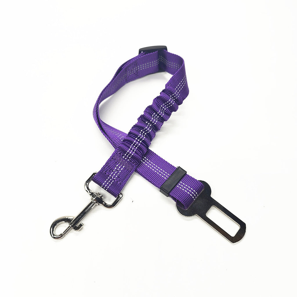 Reflective Elastic Car Seat Belt Leash for Dogs