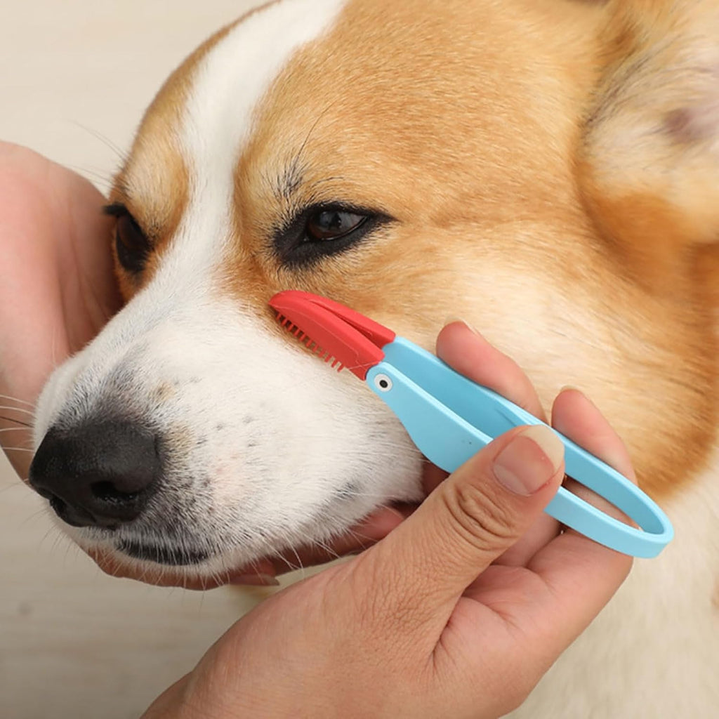 Soft Silicone Tear-Stain Comb, for dogs and cats.