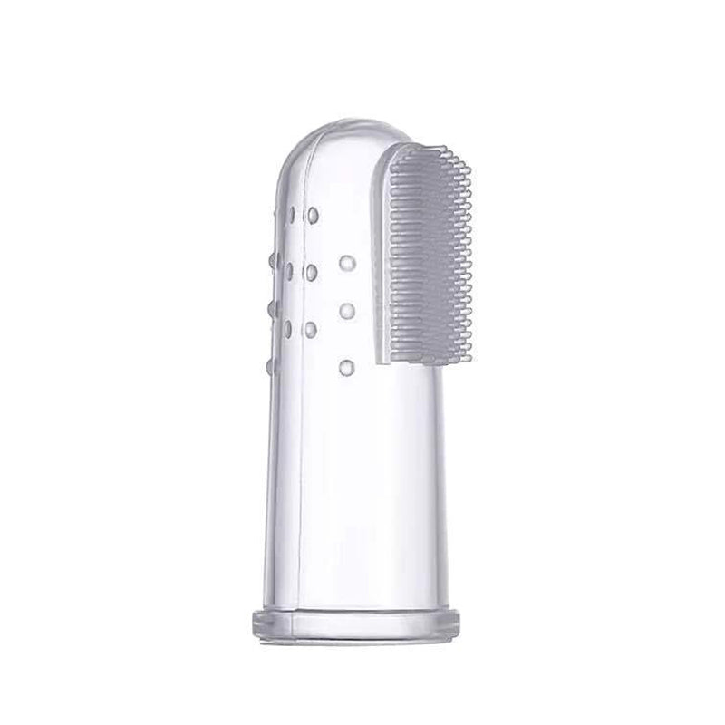 Silicone Finger Toothbrush, for dogs and cats.