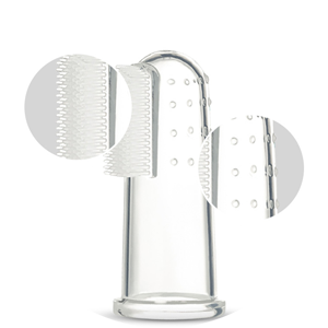 Silicone Finger Toothbrush, for dogs and cats.