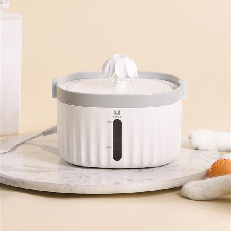 Electric Pet Water Fountain with Filter Element, for cats.
