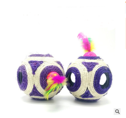 Handmade Wooden Wand Toy with Feather and Bell