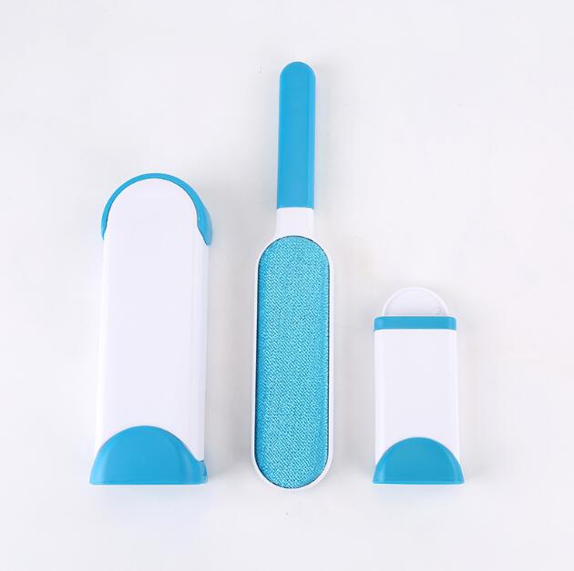Reusable Pet Hair Remover Brush with Self-Cleaning Base, for dogs and cats.