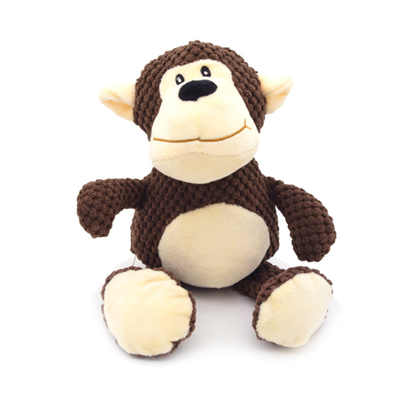 Plush Animal Squeaky Chew Toy, for dogs.