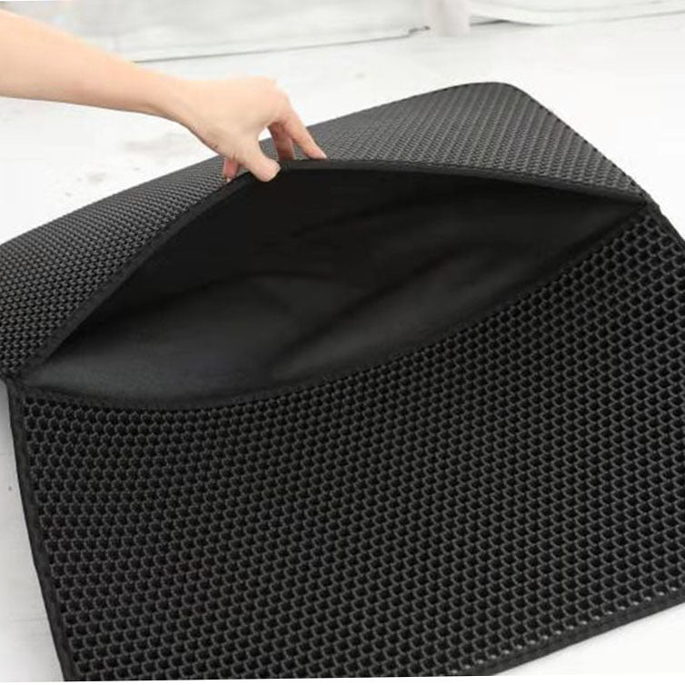 Double-Layer EVA Litter Trapping Mat, Washable, for dogs and cats.