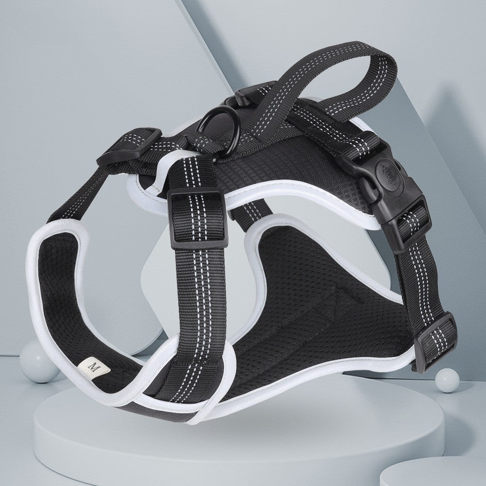 Oxford Cloth Chest Harness for Big Dogs, S to XL, for dogs.