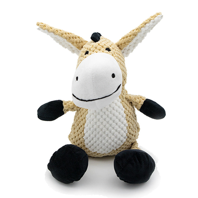 Plush Animal Squeaky Chew Toy, for dogs.