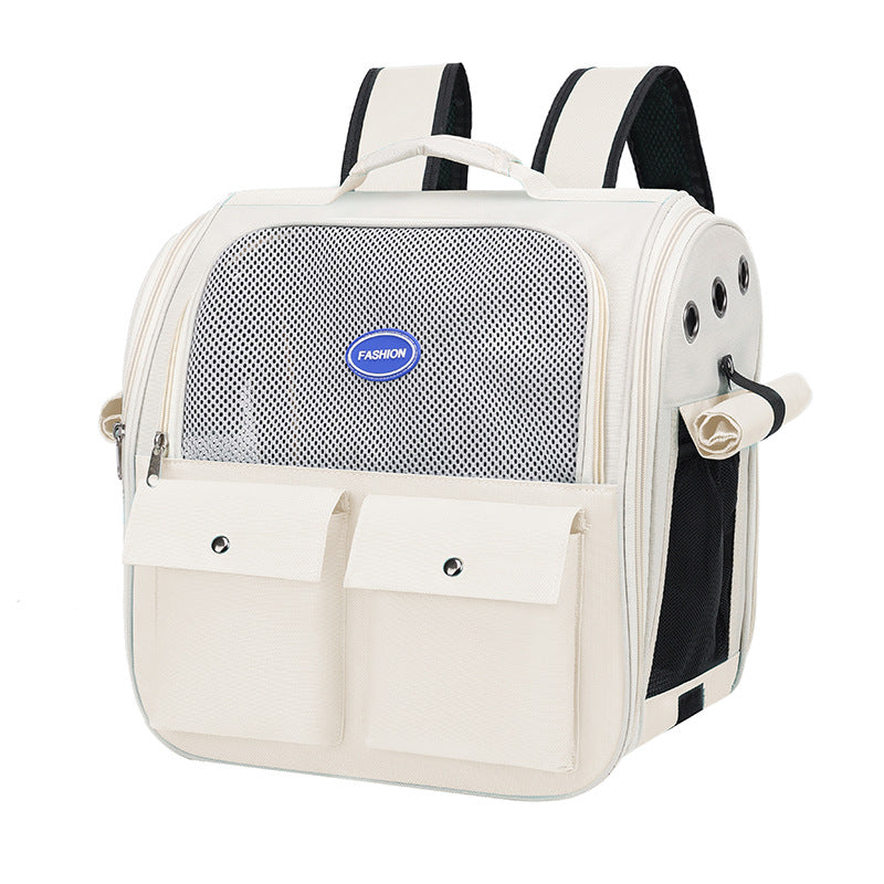 Breathable Oxford Cloth Backpack, for dogs and cats.