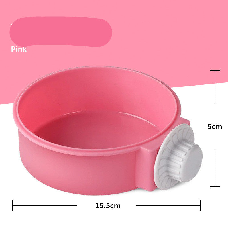 Cage-Mount Food and Water Bowl, for dogs and cats.