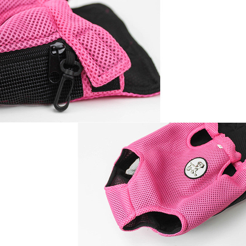Soft Nylon Chest Bag Carrier Backpack, for dogs.