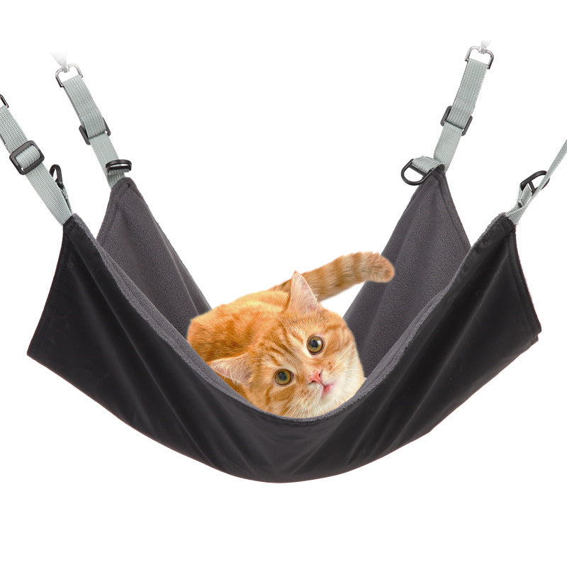 Reversible Hanging Pet Hammock for Cats and Dogs
