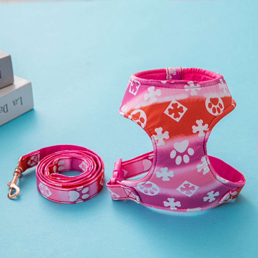 Fabric Harness and Leash Set for Everyday Dog Walks, for dogs.
