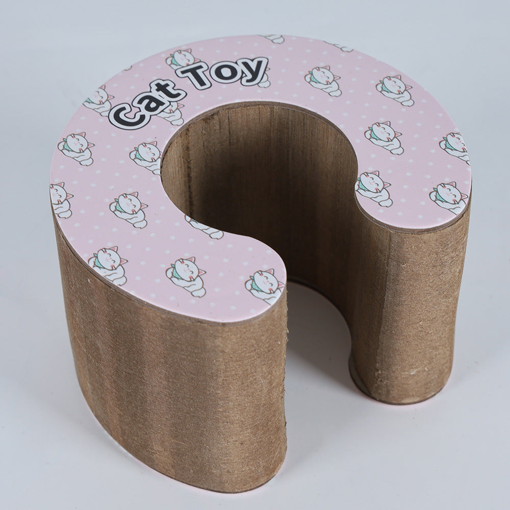 Magnetic Folding Cat Scratcher, Connects to Expand, for cats.