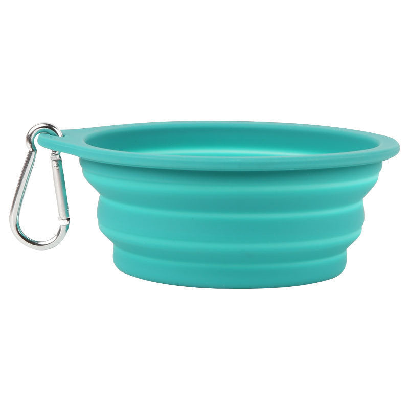 Foldable Silicone Travel Bowl, for dogs.